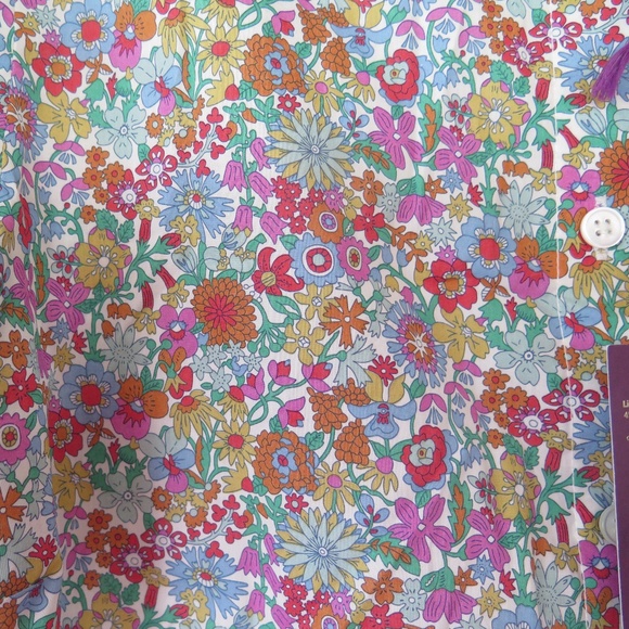 Simons Liberty of London Fabric Blouse - Butterfly Sleeves - XL - Picture 7 of 12